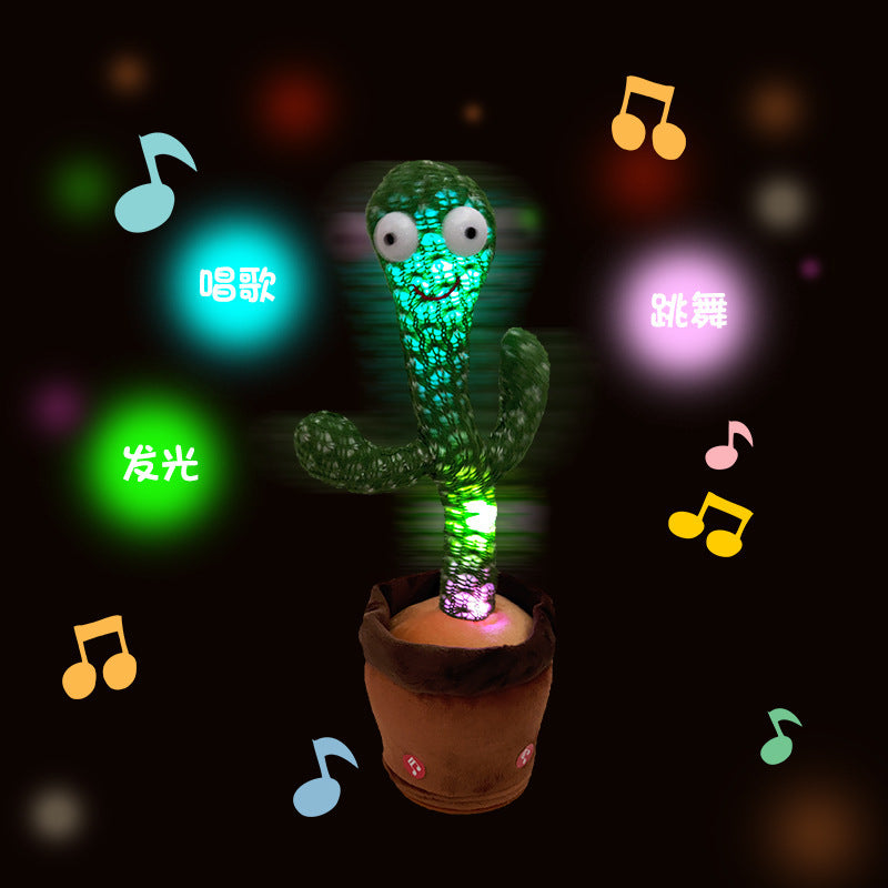 Dancing Cactus Singing Learning Talking Twisted Cactus Children's Birthday Gift
