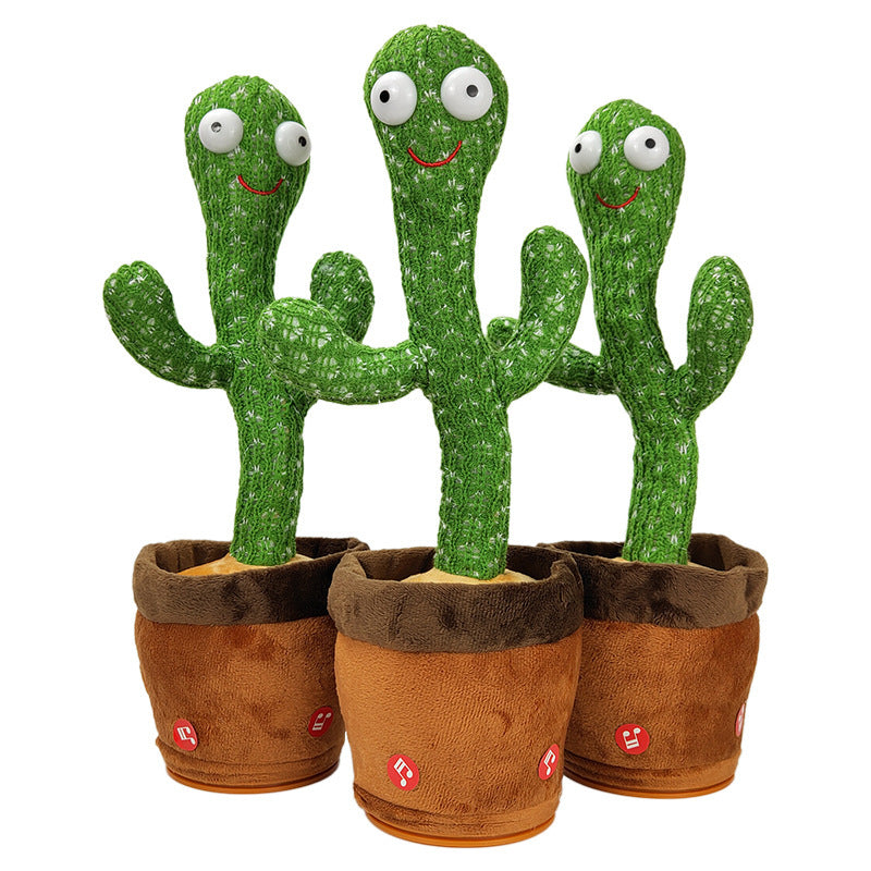 Dancing Cactus Singing Learning Talking Twisted Cactus Children's Birthday Gift